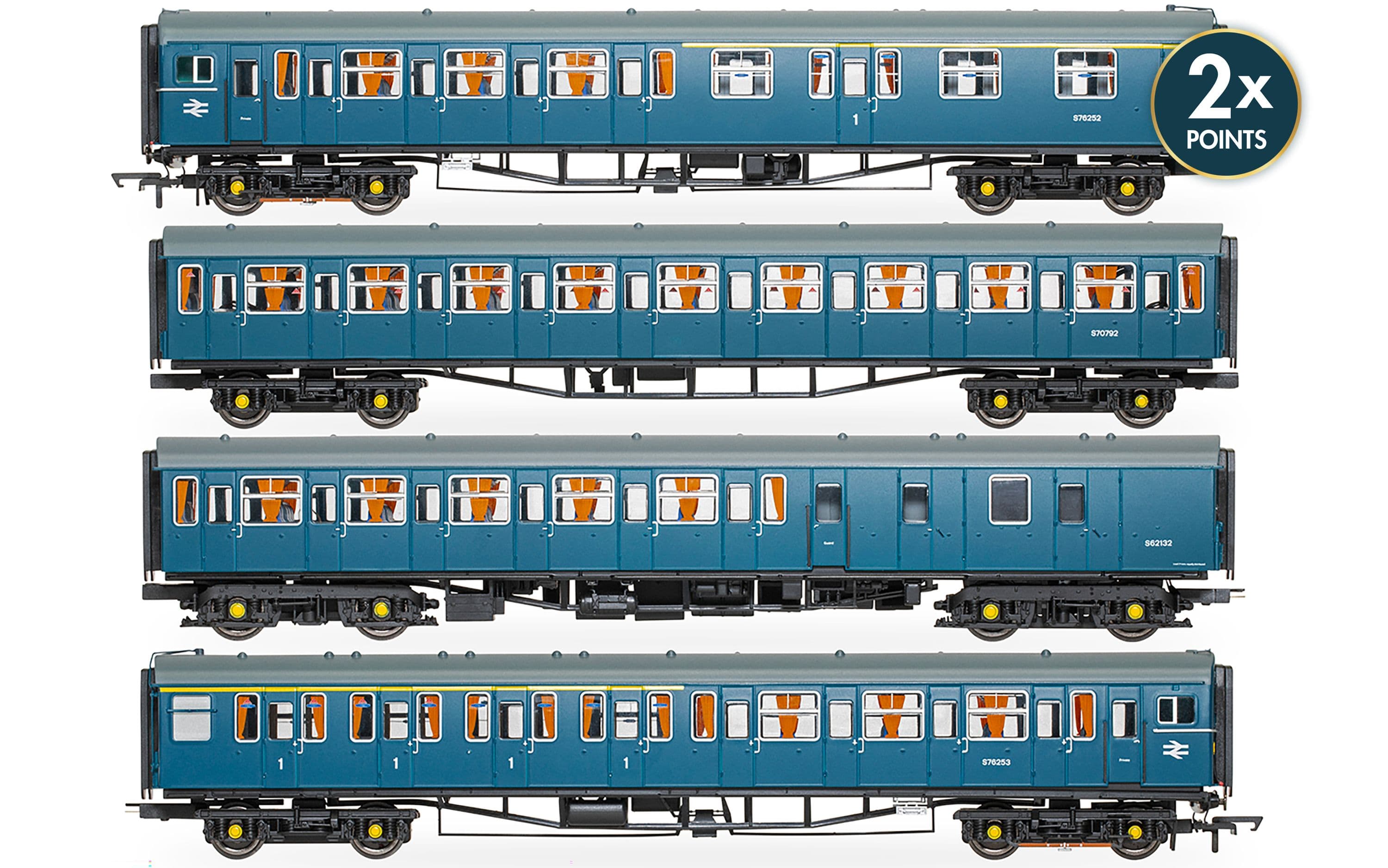 BR - Class 423 - 7712 '4 VEP' - Train Pack