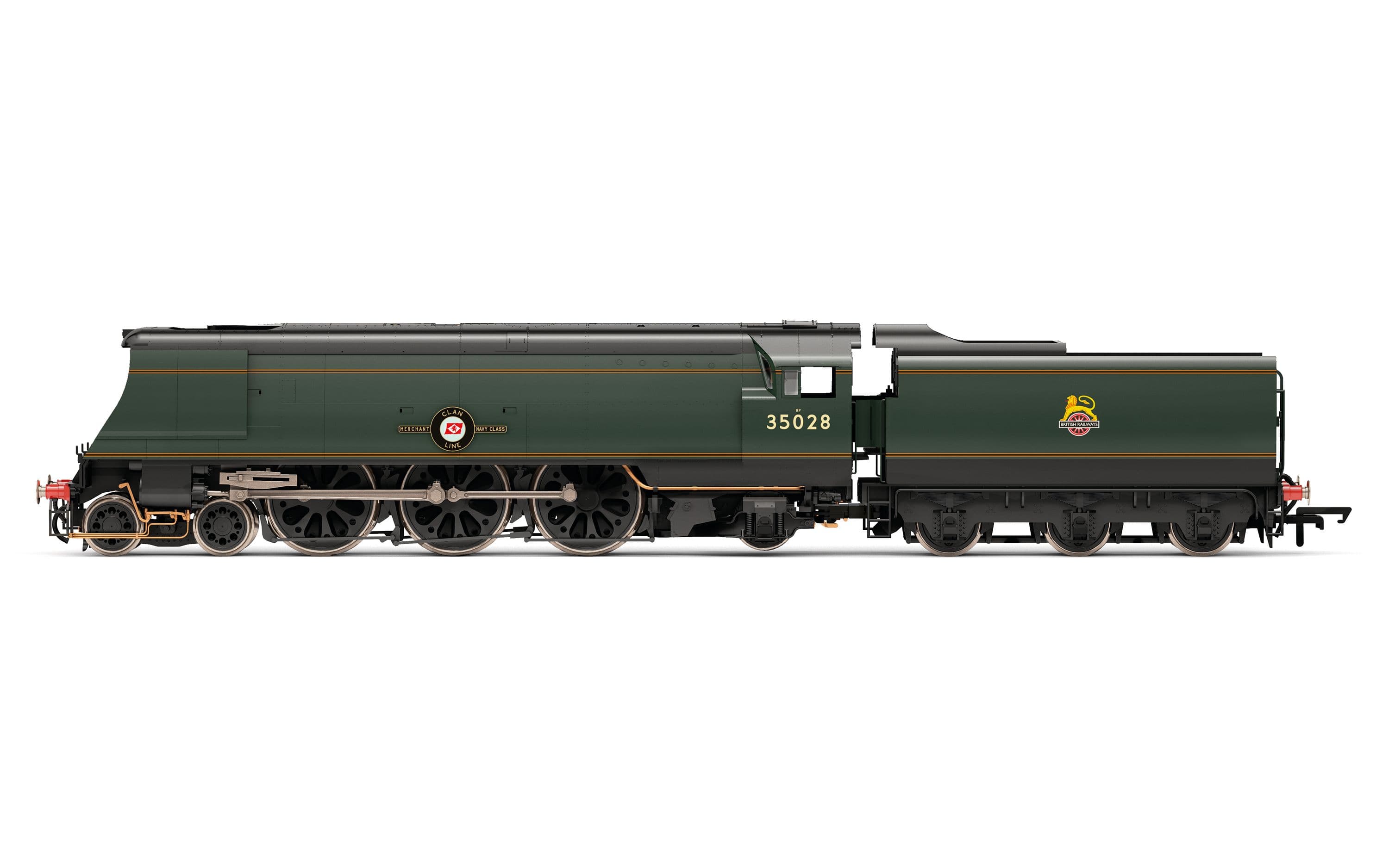 R30472SS BR (Late) - Merchant Navy - 35028 'Clan Line' (With Steam