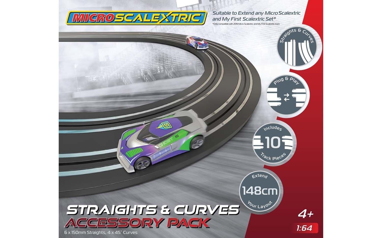 Micro Scalextric Straight &amp; Curves Accessory Pack