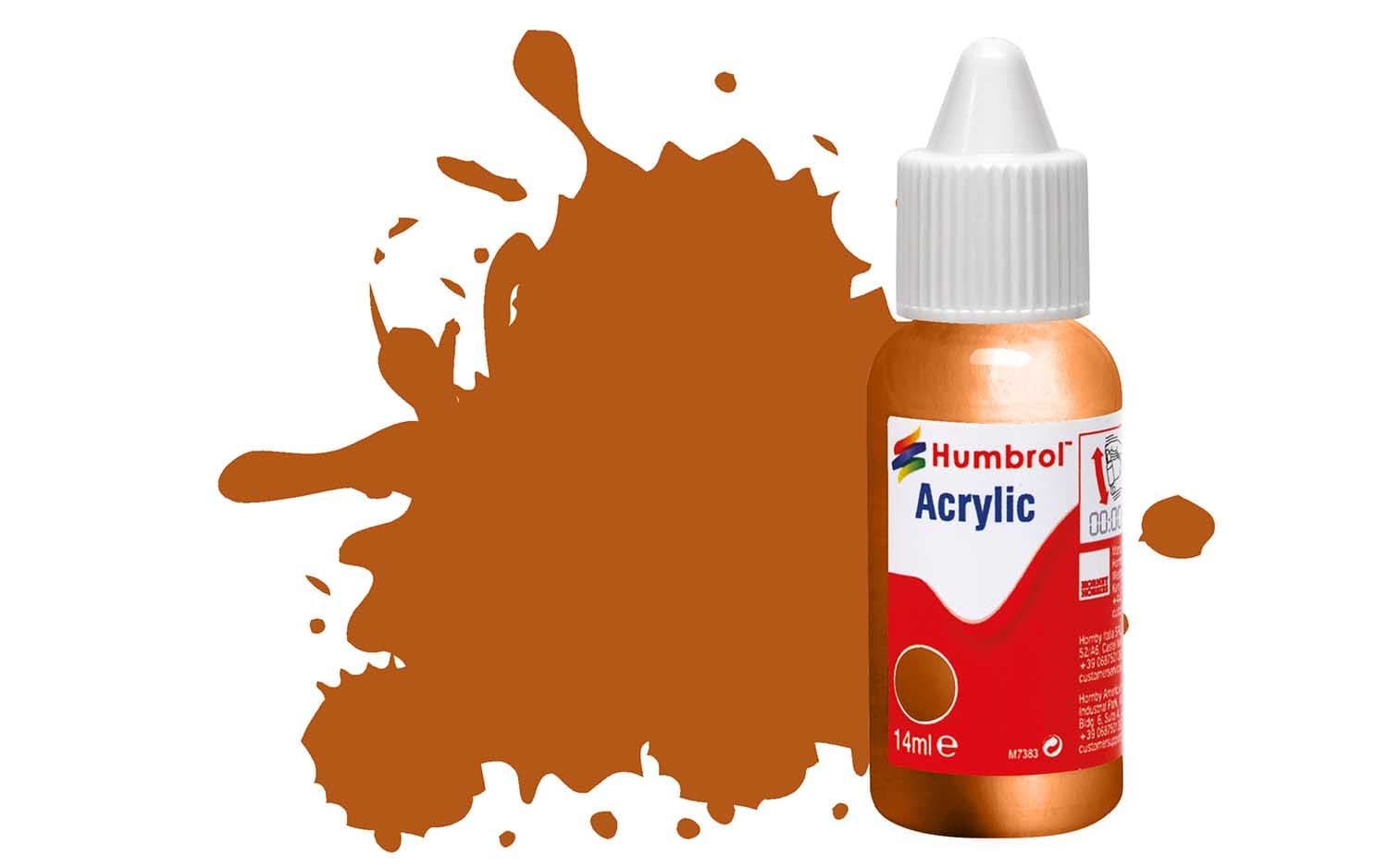 Acrylic Paint: 55 - Bronze - Metallic - (14ml)
