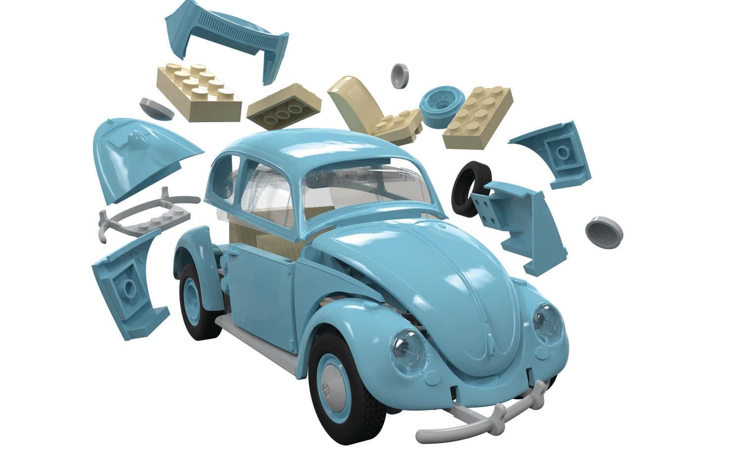 QUICKBUILD VW Beetle Blue