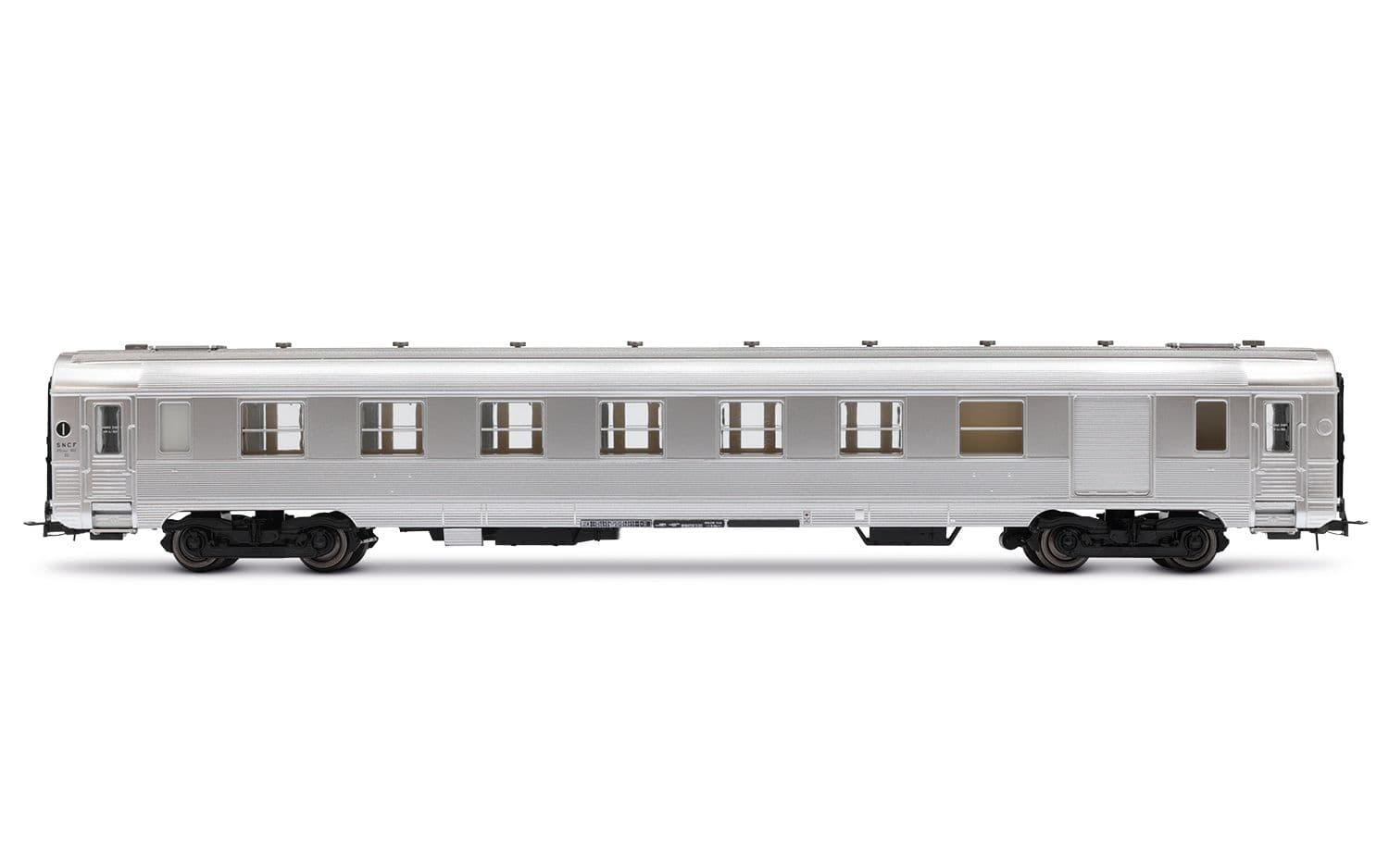 SNCF, 3-unit pack short DEV Inox coaches (2 x B8myfi 2nd cl. + A6Dzmyi luggage), ep. IIIa