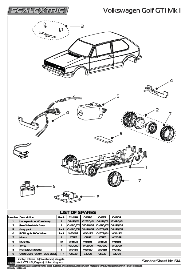 Accessory pack, ASSY PACK