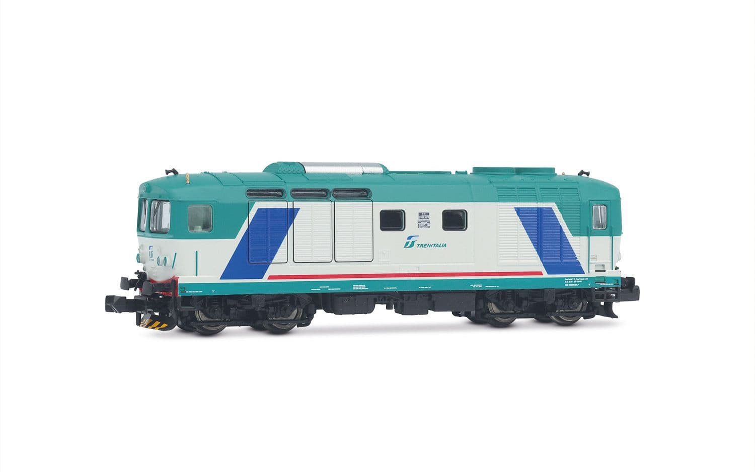 FS, diesel locomotive D.445, 3rd series, with four low lamps, "XMPR" (1st version) livery, ep. V, with sound decoder