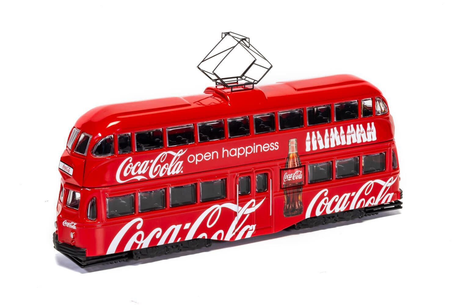CC43515 Coca Cola Double Decker Tram - Open Happiness