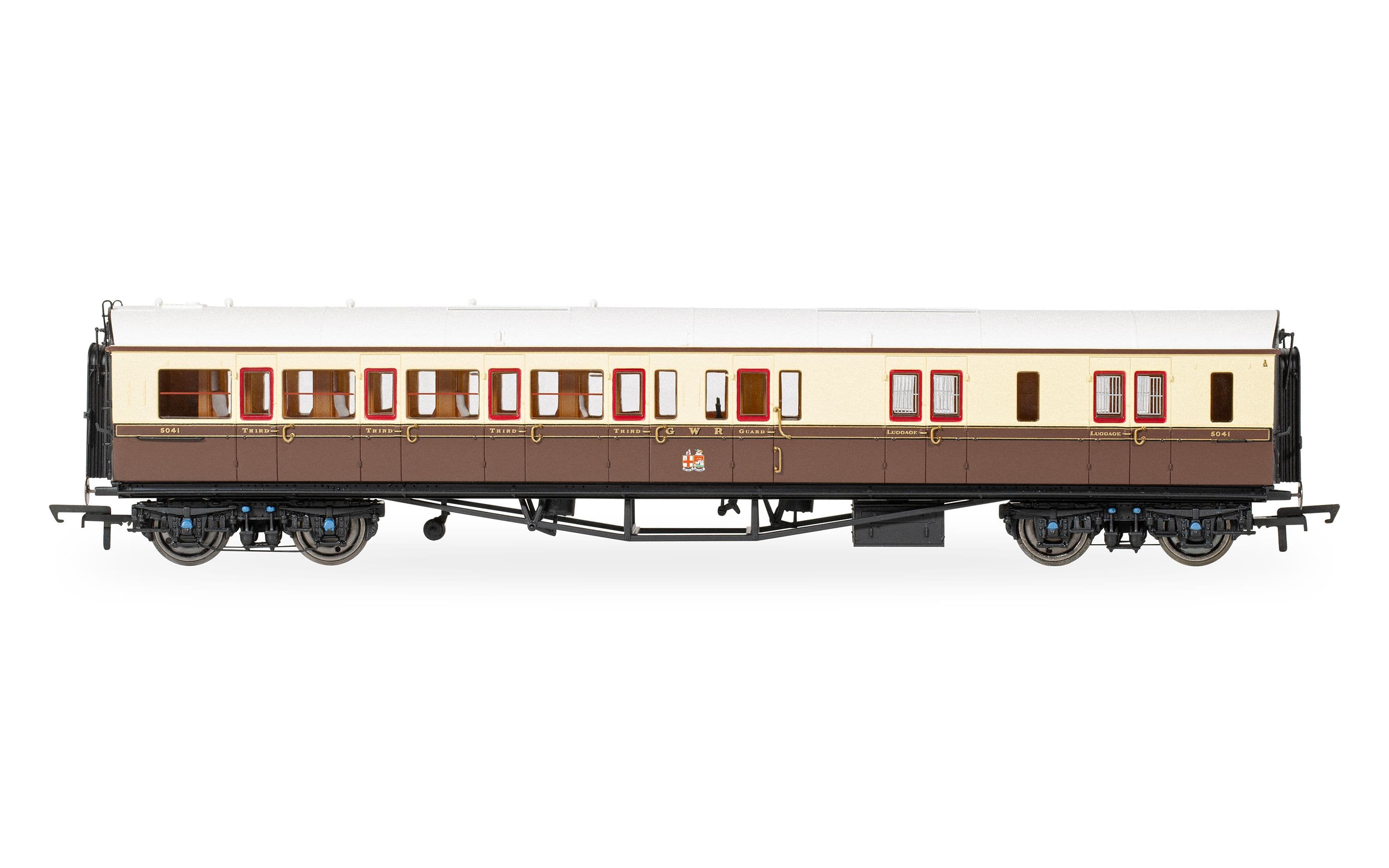 GWR - Collett Corridor Brake Third Class RH - 5041 - Coach