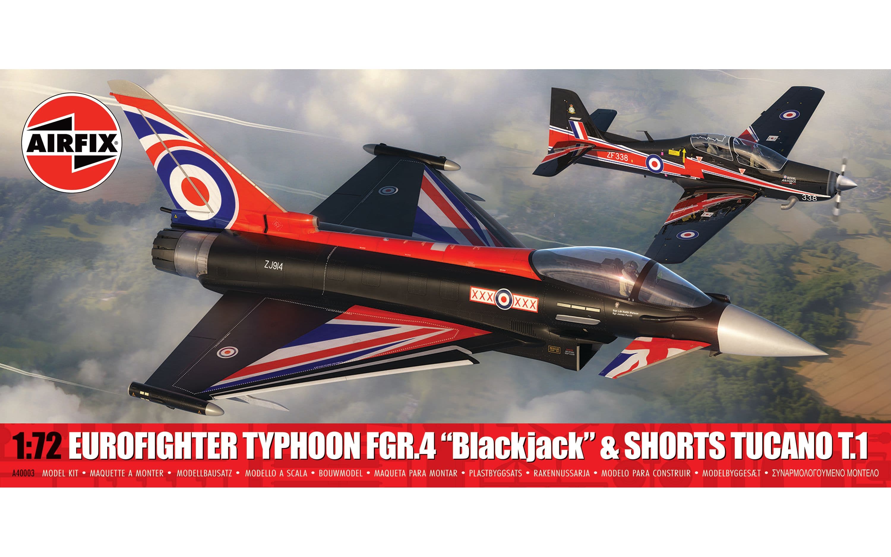 Eurofighter Typhoon FGR.4 "Blackjack" &amp; Shorts Tucano T.1 - Twin Pack