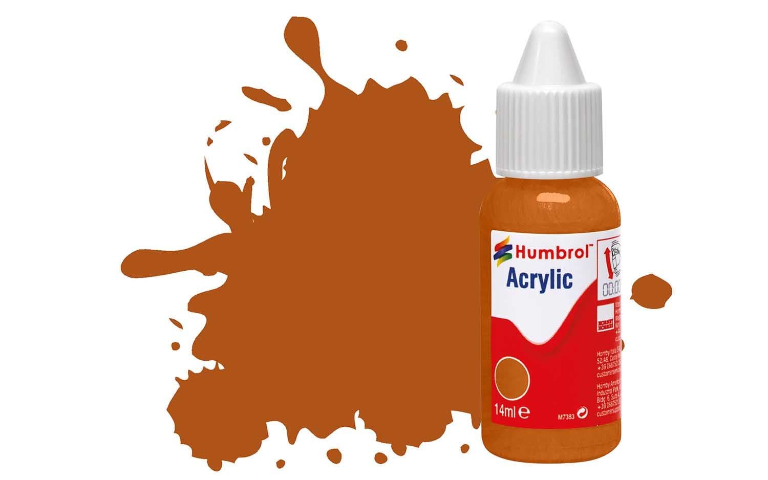 Acrylic Paint: 9 - Tan - Gloss - (14ml)