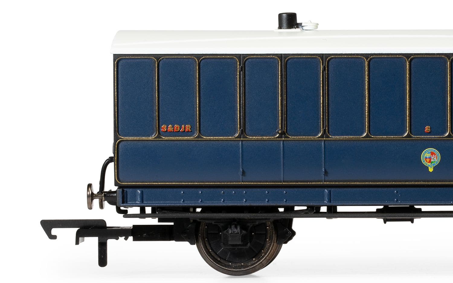 S&amp;DJR, 4 Wheel Coach, Passenger Brake, 8 - Era 2