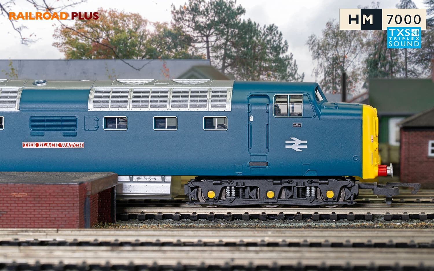 RailRoad Plus BR, Class 55, Deltic, Co-Co, 55013 ‘The Black Watch’ - Era 7 (Sound Fitted)