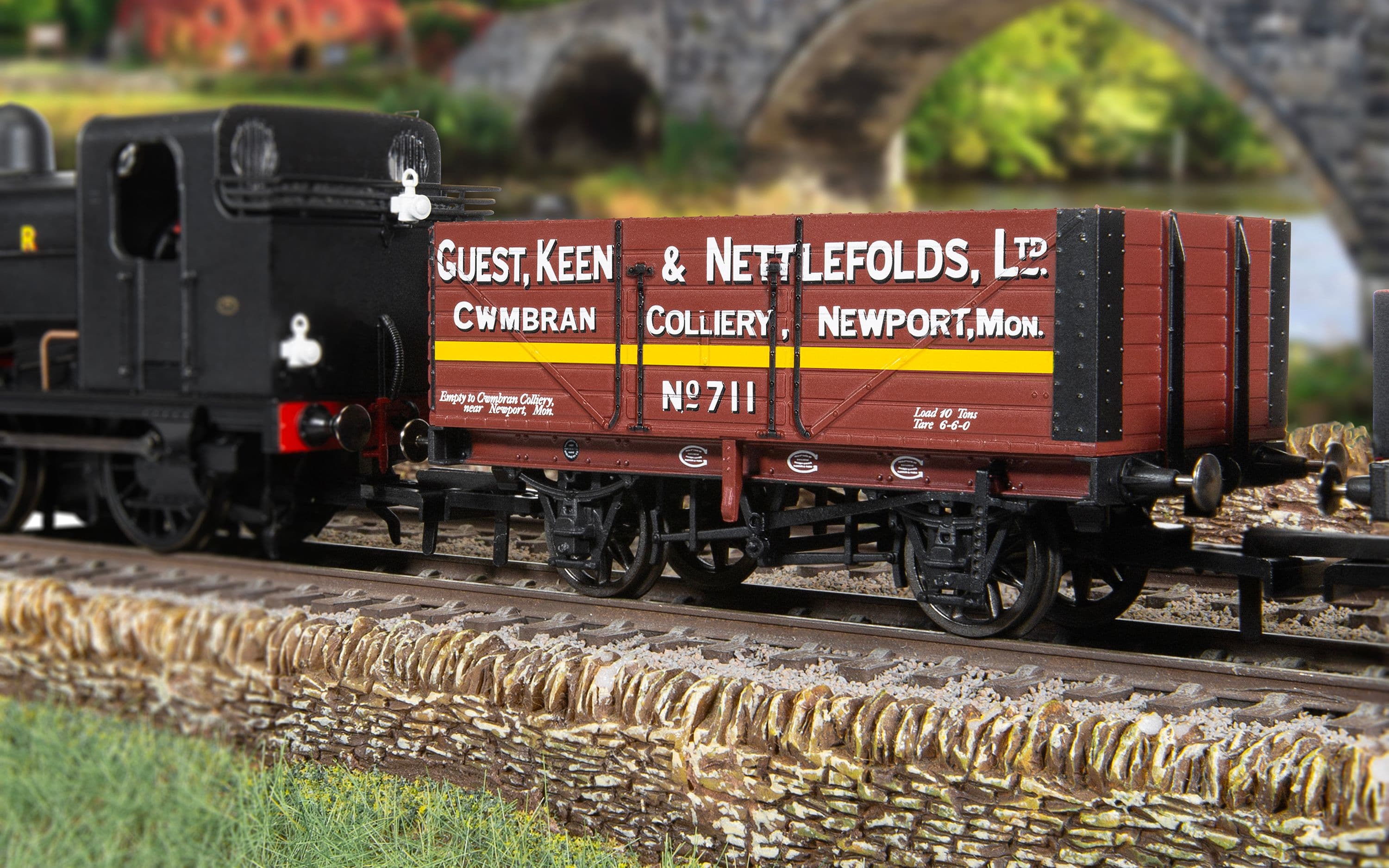 Guest Keen &amp; Nettlefolds No 117 - 7 Plank Wagon