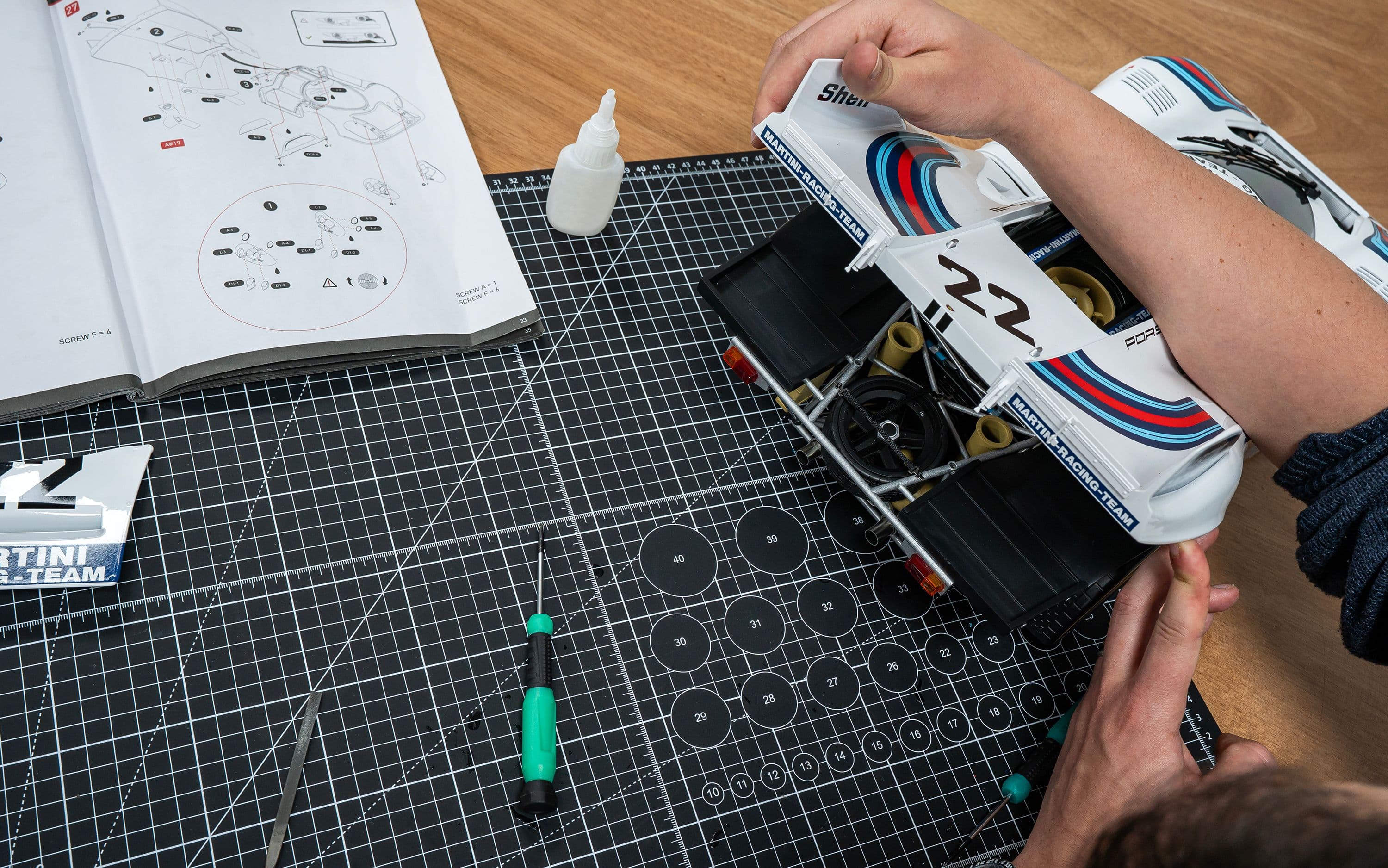 Porsche 917KH – MARTINI Edition -  1:8 Scale Kit