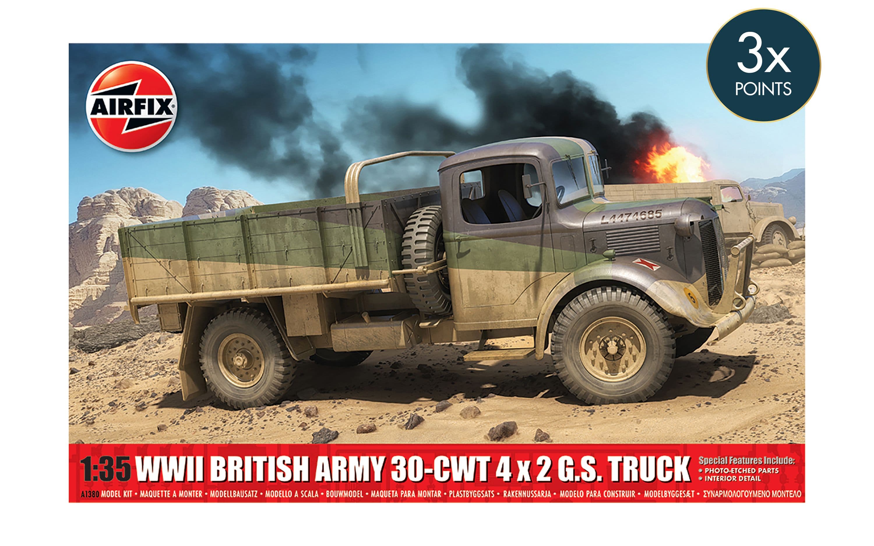 WWII British Army 30-cwt 4x2 GS Truck