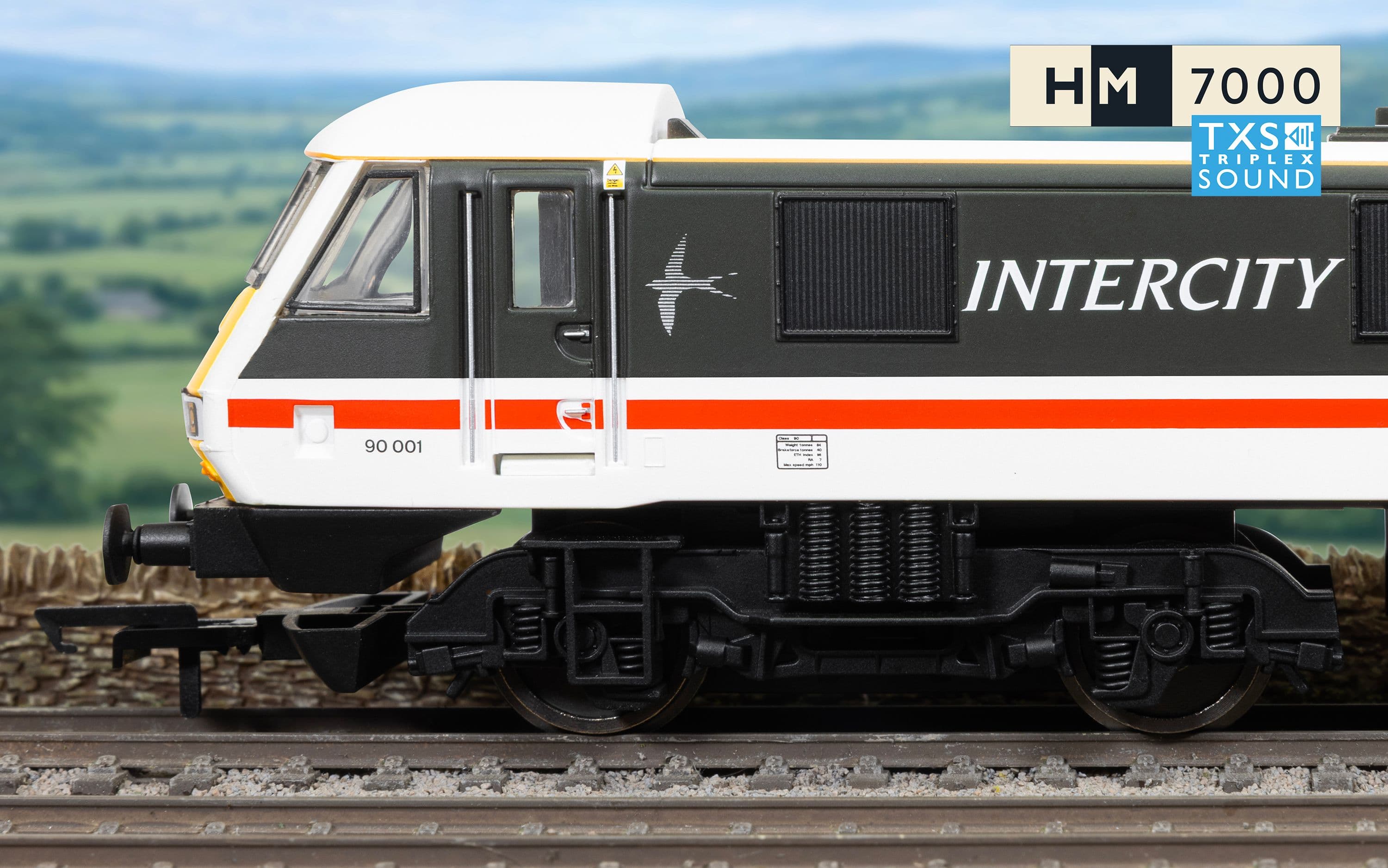 RailRoad: BR - Intercity Class 90 - 'Royal Scot' 90001 (DCC Sound Fitted)