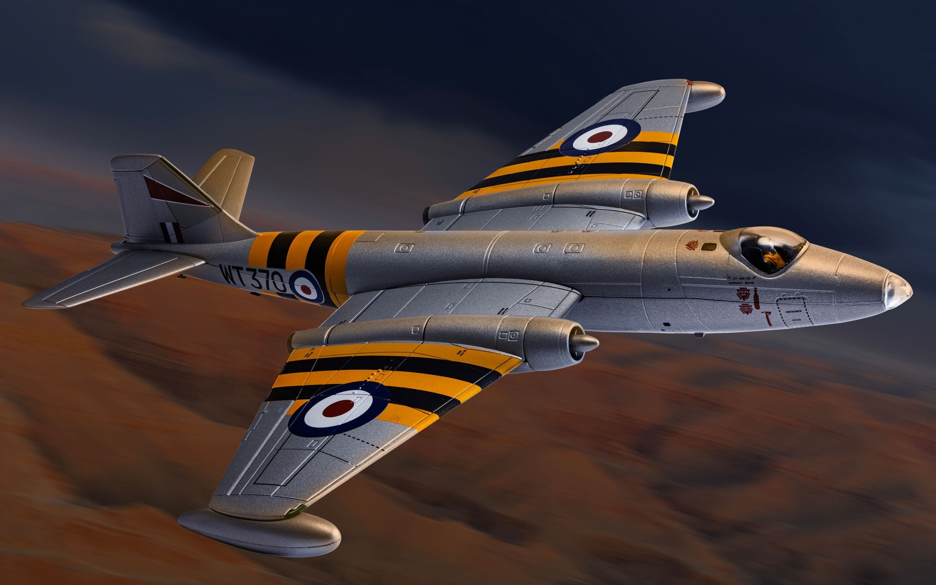 English Electric Canberra B.6 WT370 -Wg. Cdr. Paul Mallorie