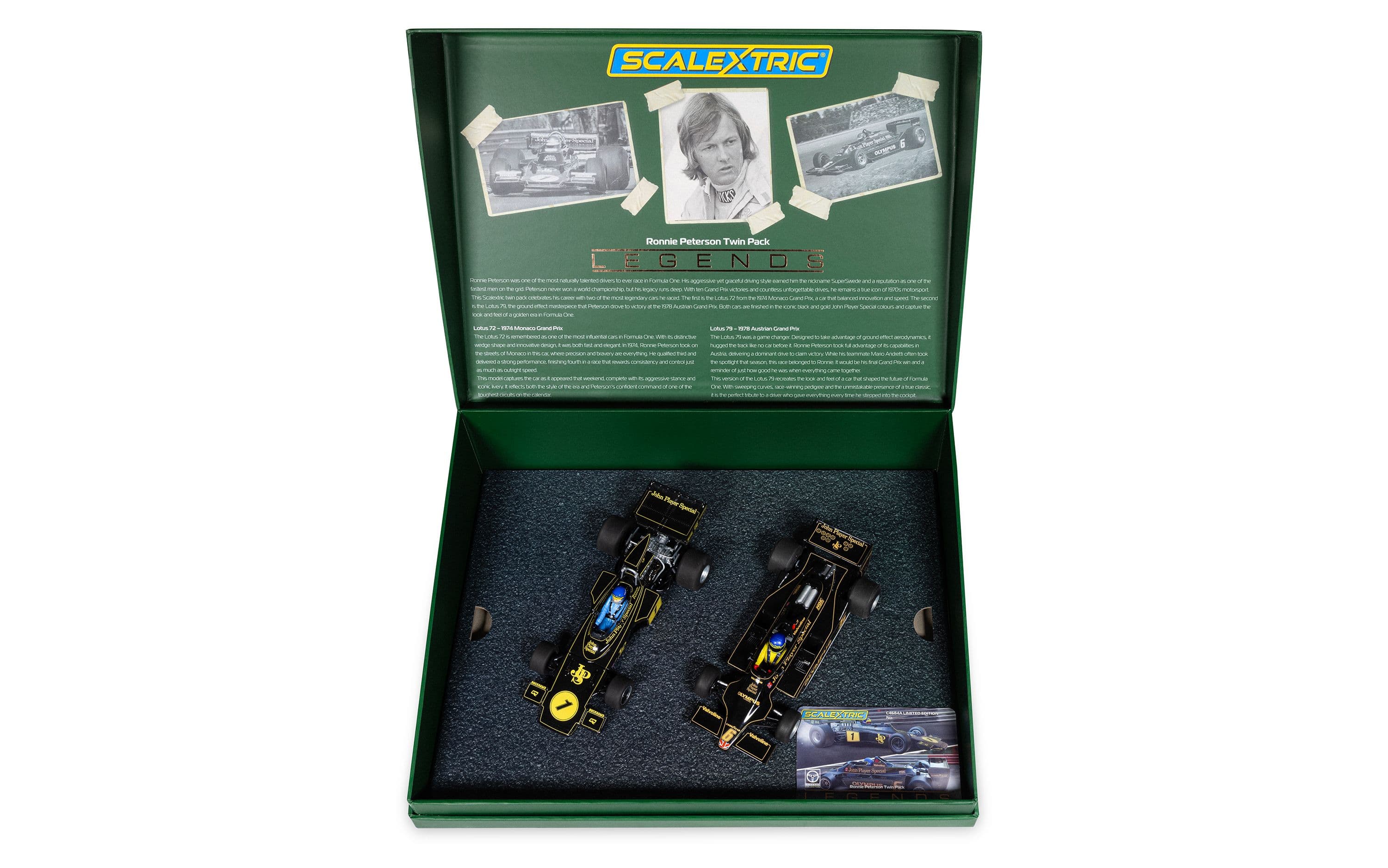 Ronnie Peterson Lotus - Twin Car Set