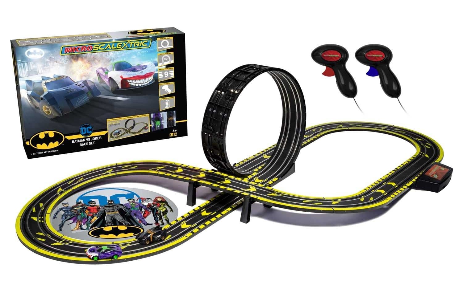 Micro Scalextric Batman vs Joker Set (Battery)