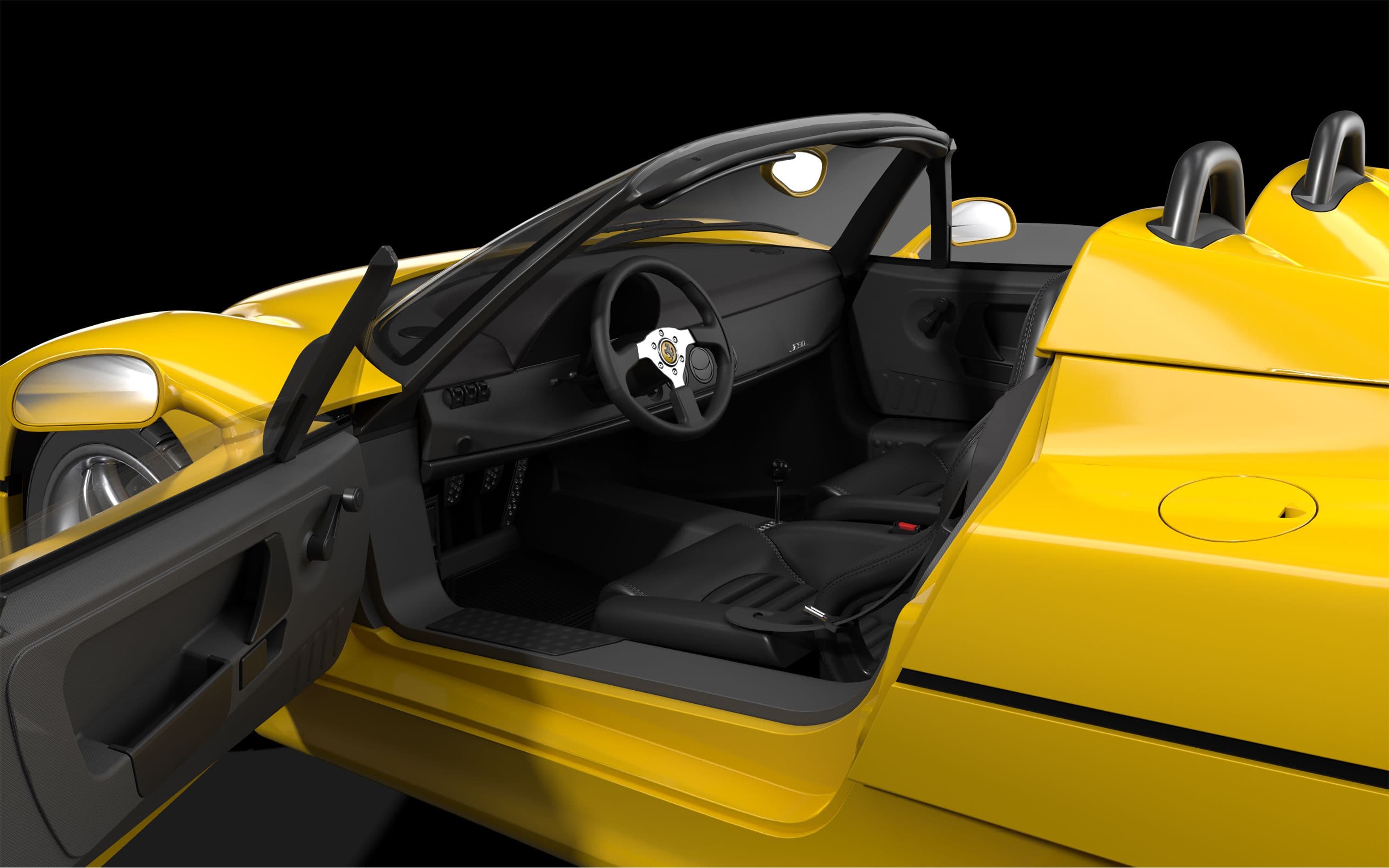 Ferrari F50 - Giallo Modena - 1:8 Scale Kit