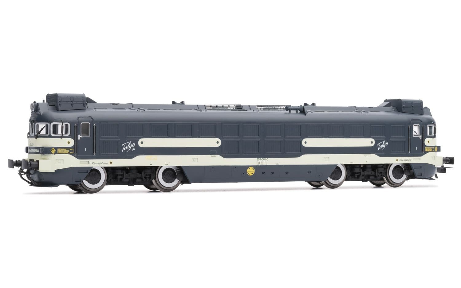 RENFE, locomotora diesel 354.001 "Virgen de Covadonga", ép. V