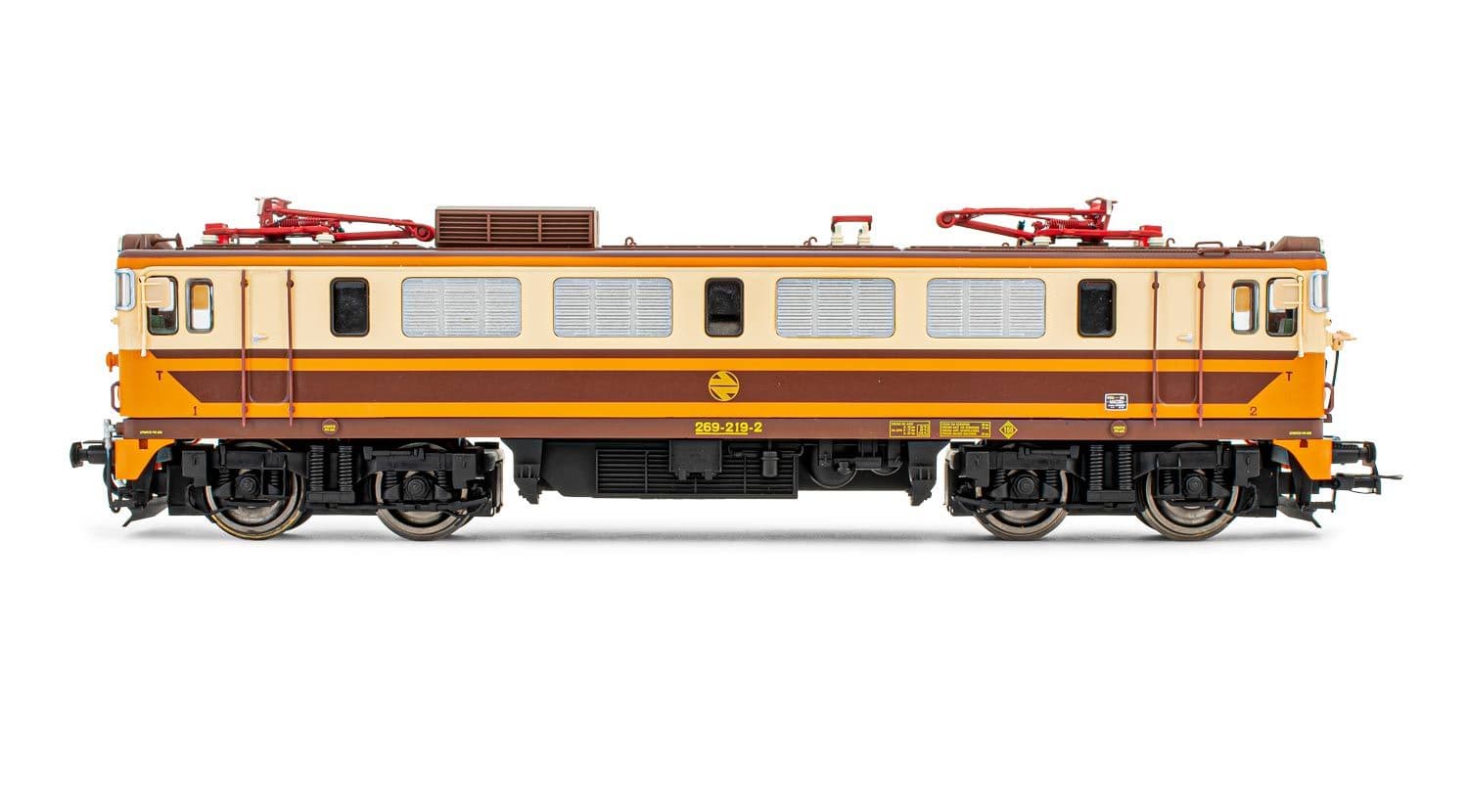 Electrotren (H0 1:87) RENFE, locomotora eléctrica 269, "Estrella" librea, 269-219-2, perà­odo IV