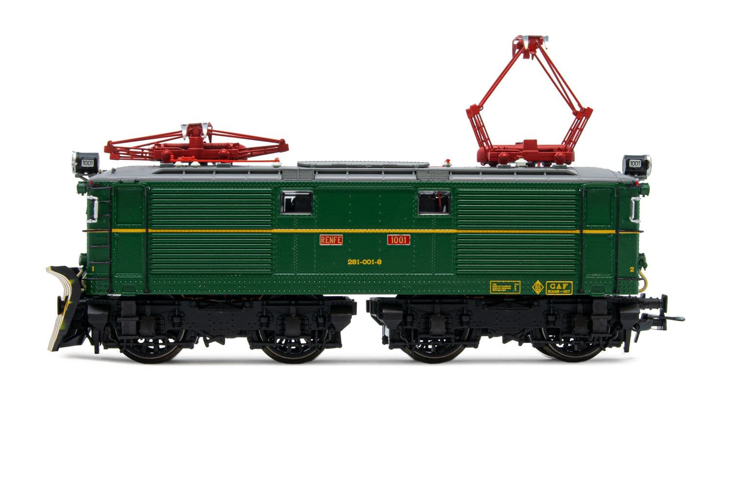 Electrotren (H0 1:87), RENFE, electric locomotive class 281 with marking UIC, period IV