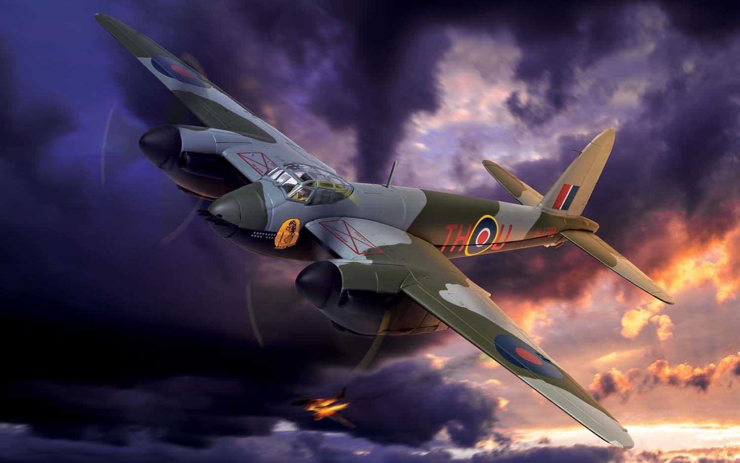 AA32821 Corgi | Mosquito Intruder Moonbeam McSwine - Diecast Model