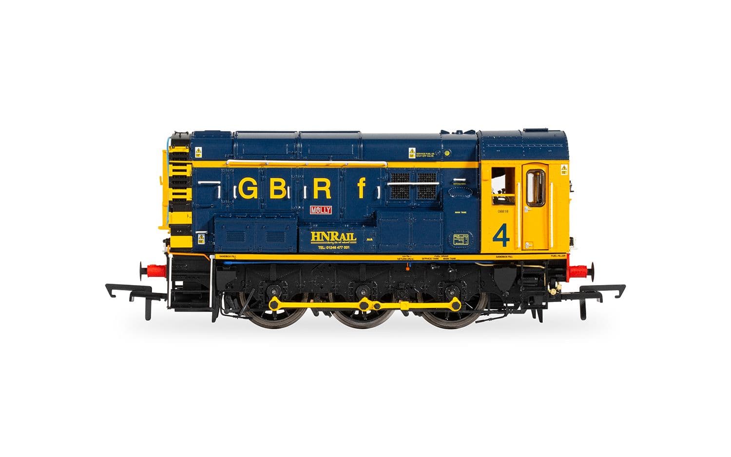 GB Railfreight, Class 08, 0-6-0, 08818 'Molly' - Era 11