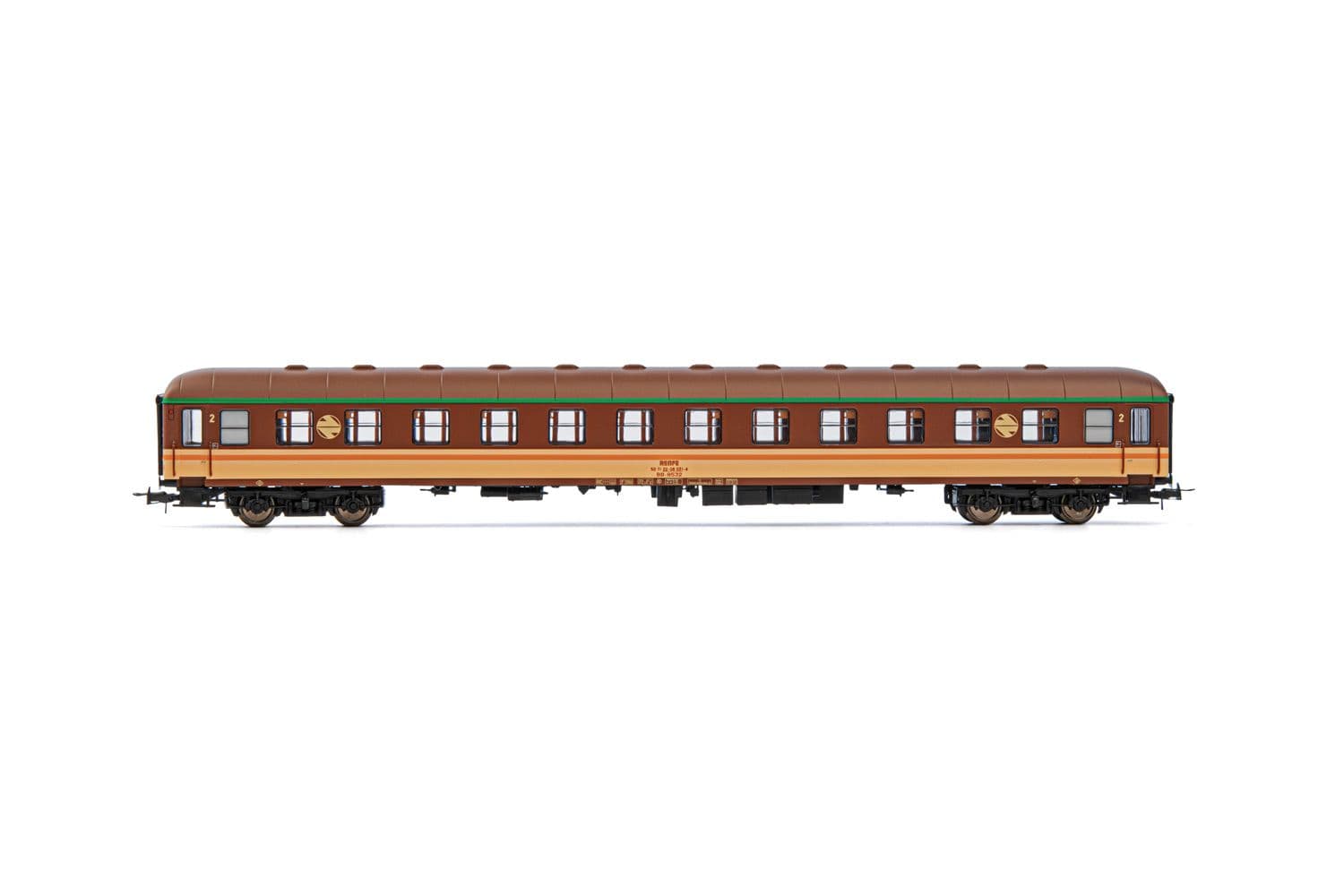 RENFE, coche BB-8500, decoración “Estrella” 2ª clase, ép. IV