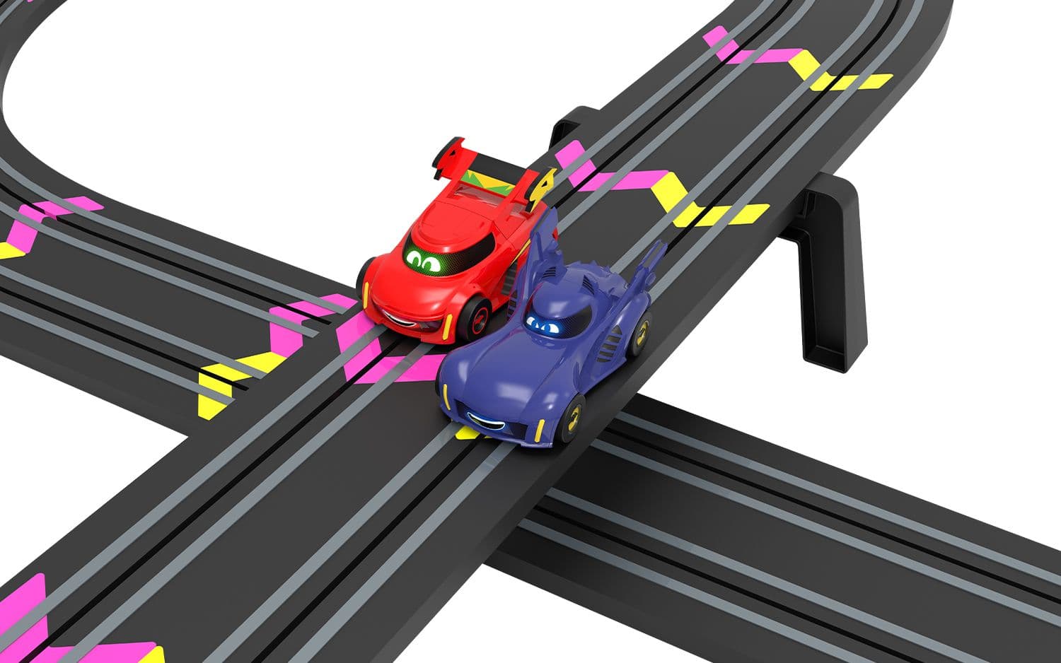 My First Scalextric - Batwheels Bam vs Red Bird Race Set (Battery Powered)
