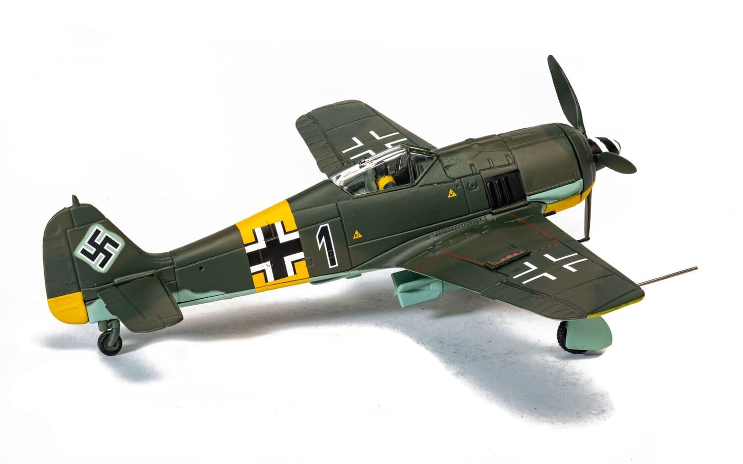 Focke Wulf Fw 190A-8 'Black 1' - 2./JG54. - W.Nr Oberleutnant Otto Kittel