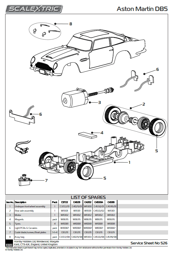 Aston Martin DB5 - James Bond 'Goldfinger' - Gold Edition