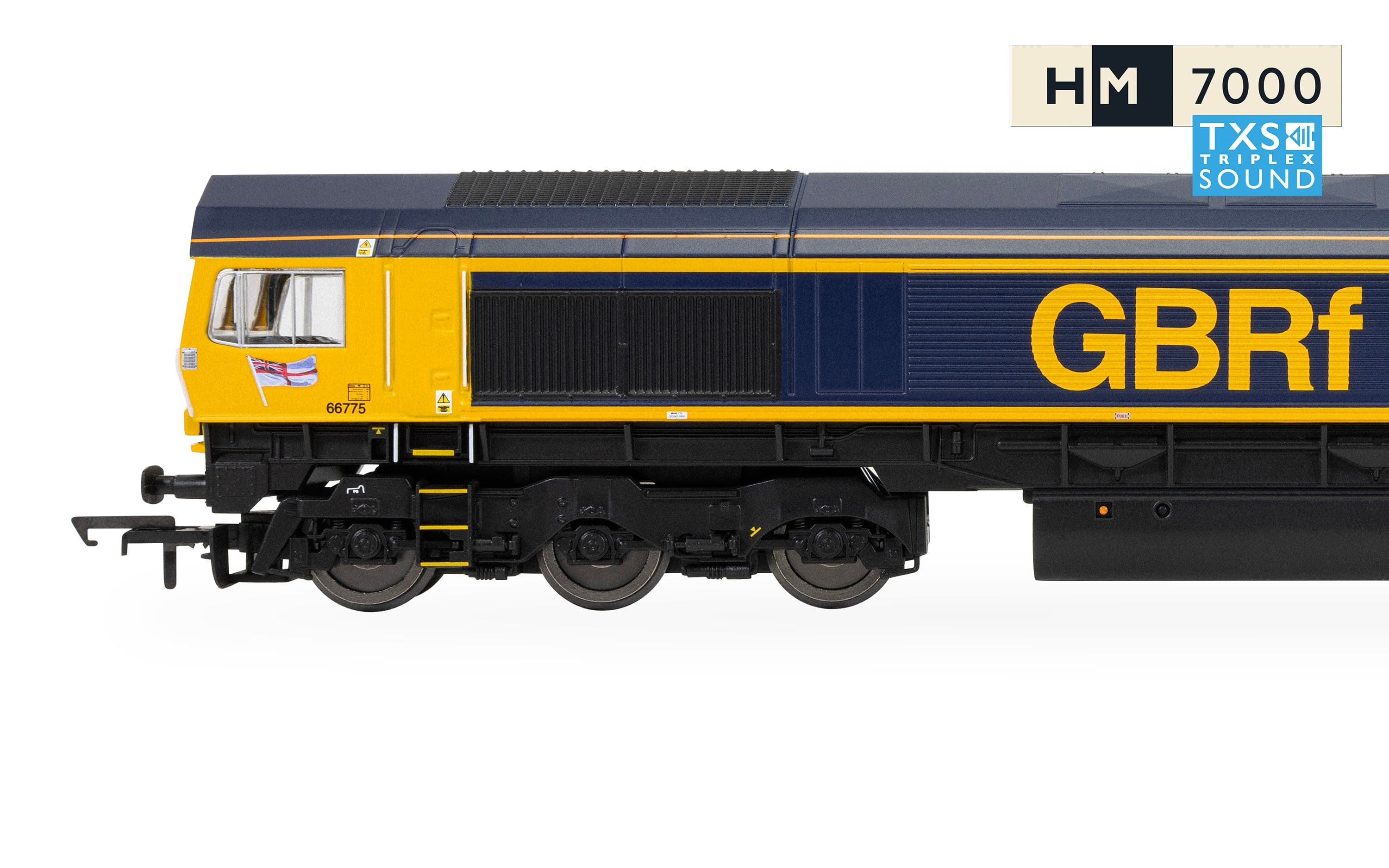RailRoad: GBRf - Class 66 - 66775 'HMS Argyll' (DCC Sound Fitted)