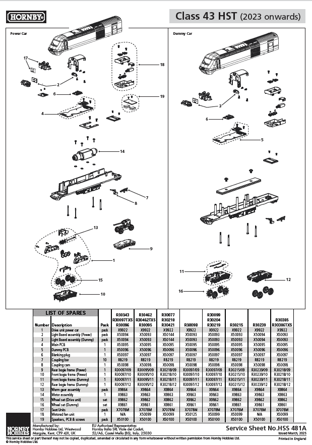Midland - Pullman - Class 43 HST - Train Pack (The One:One Collection)