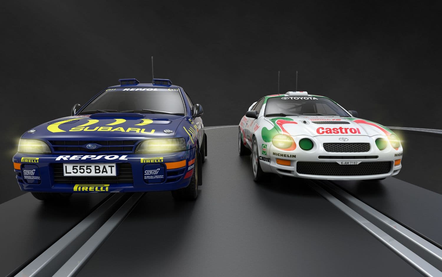 Scalextric Rally Championship - Retro Race Set (EU Plug)