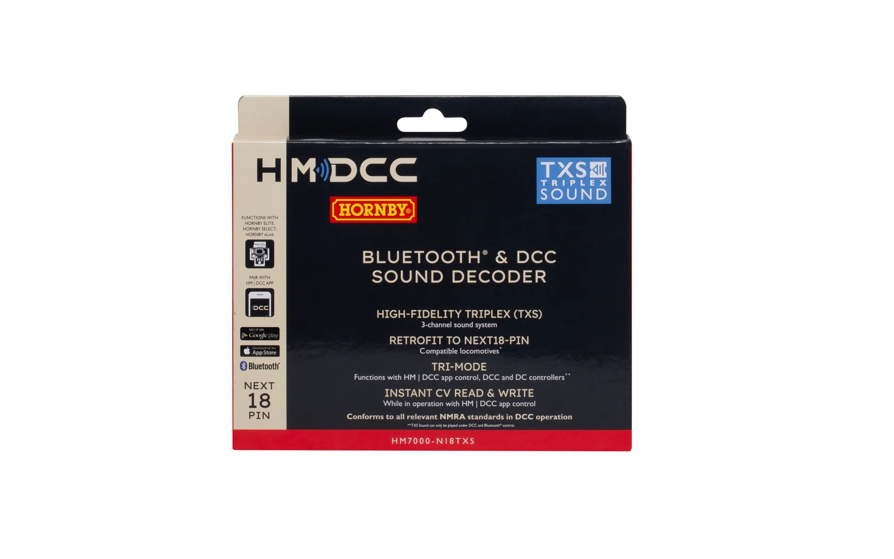 HM7000-N18TXS: Bluetooth® &amp; DCC Sound Decoder (Next18-pin)