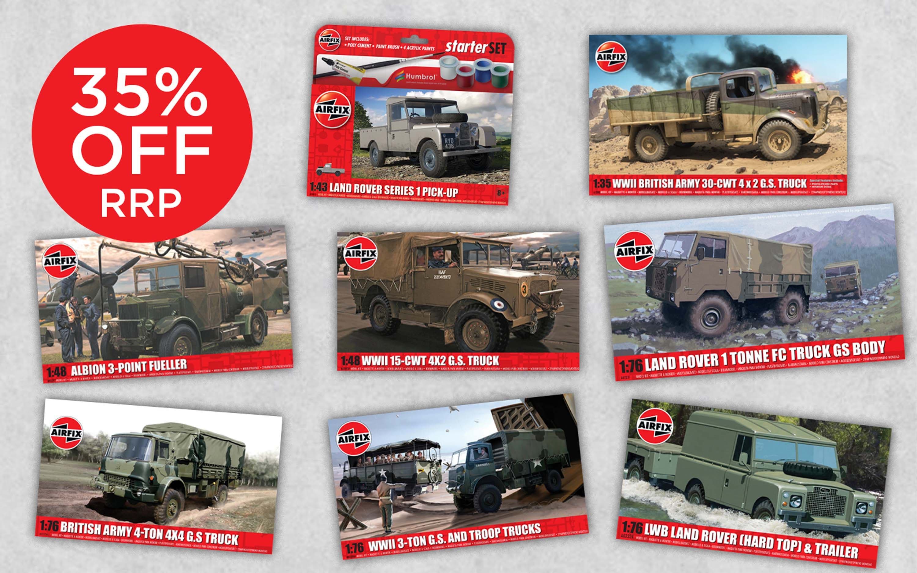British Military Utility Vehicles Bundle