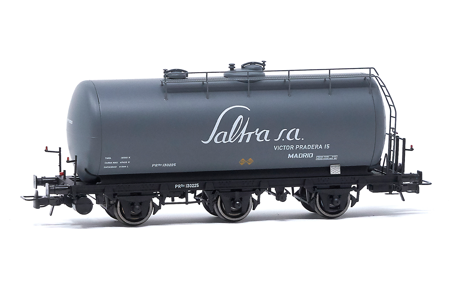 2 Wagons-citernes Saltra Electrotren HE6051 - HO 1/87 RENFE Ep IV - Neufs