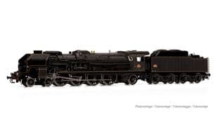 SNCF, locomotive à vapeur 241 P avec tender 34 P