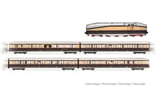 DRG, Stromliniendampflokomotive 61 001 in endgültiger. mit vierteiligem Henschel-Wegmann-Zug, Ep. II, mit Sounddecoder