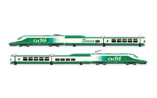 ADIF, tren de auscultación A330 "Séneca", decoración blanco-verde, ép. VI, con decoder de sonido