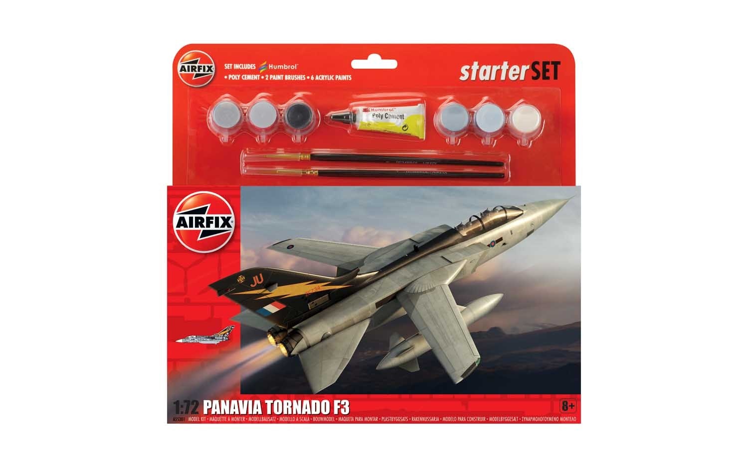 Details about   Airfix a55301 model to build aircraft panavia tornado f3 1/72 eme show original title 
