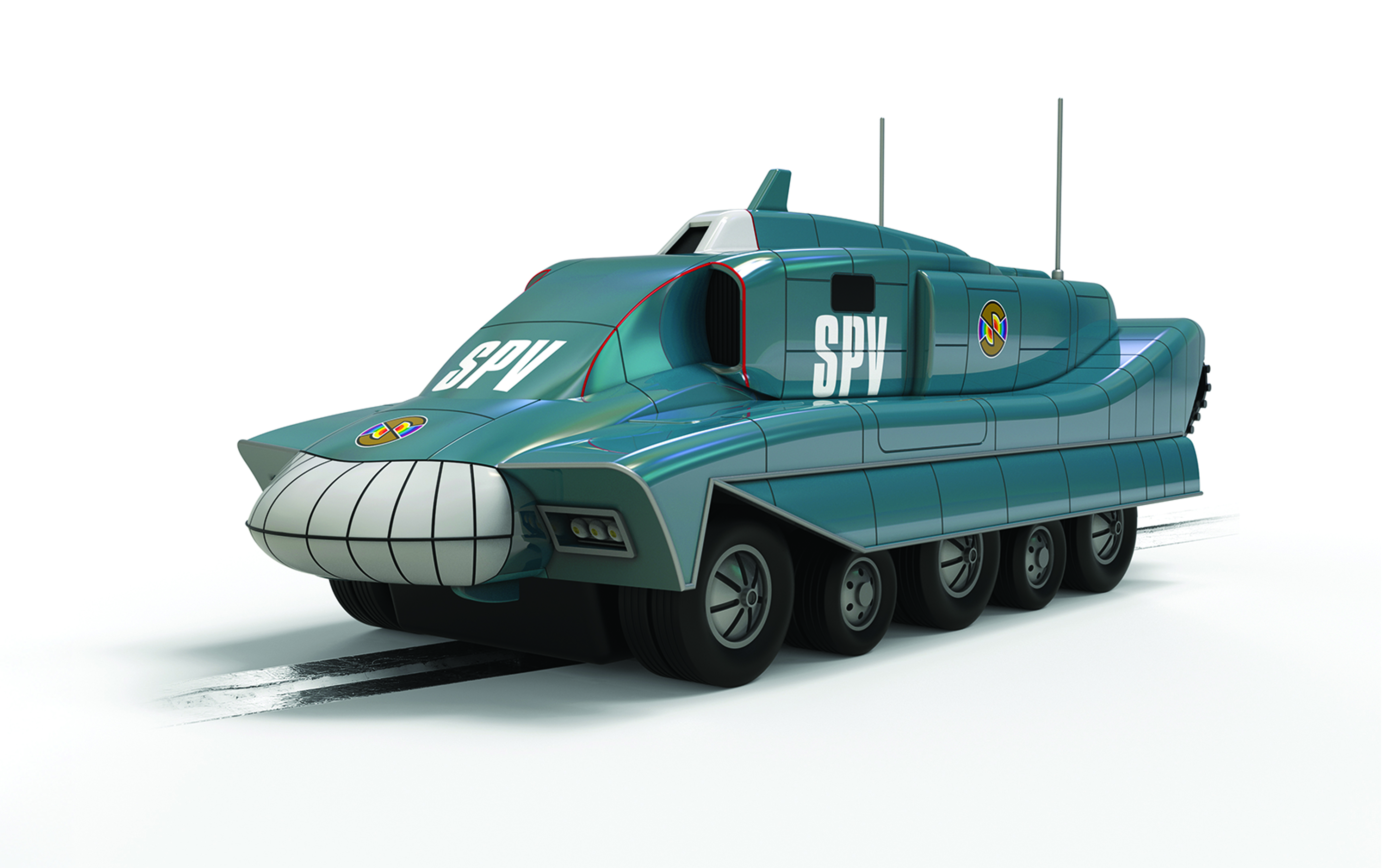 Spectrum Pursuit Vehicle (SPV) - Captain Scarlet - Chrome Edition