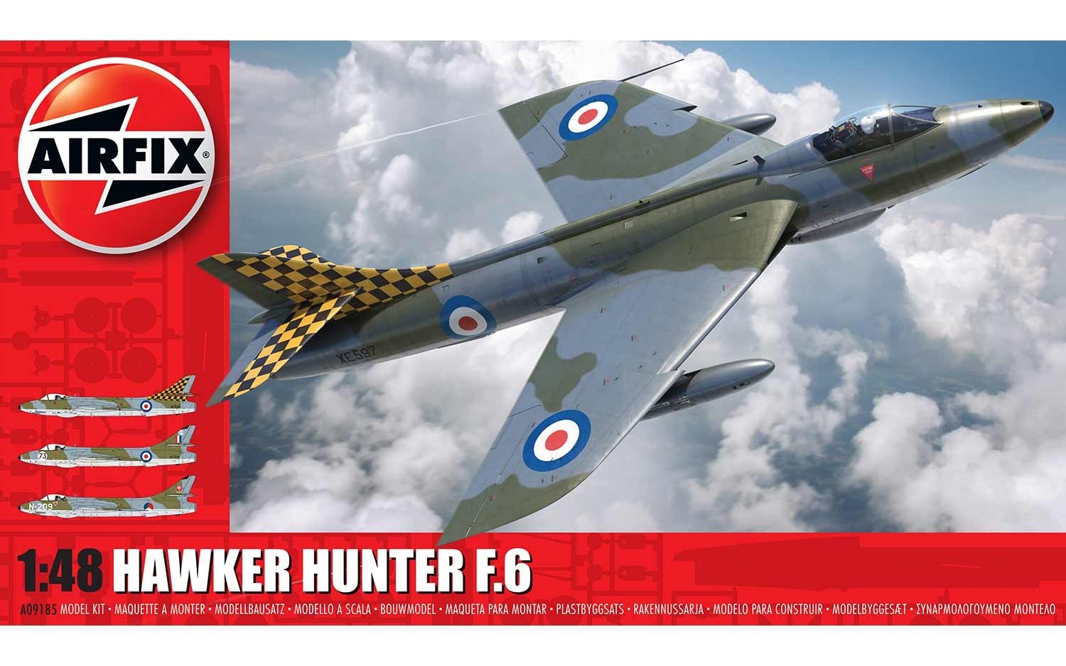 Details about   Airfix Hawker Hunter F-6  1/72 scale Model Kit 