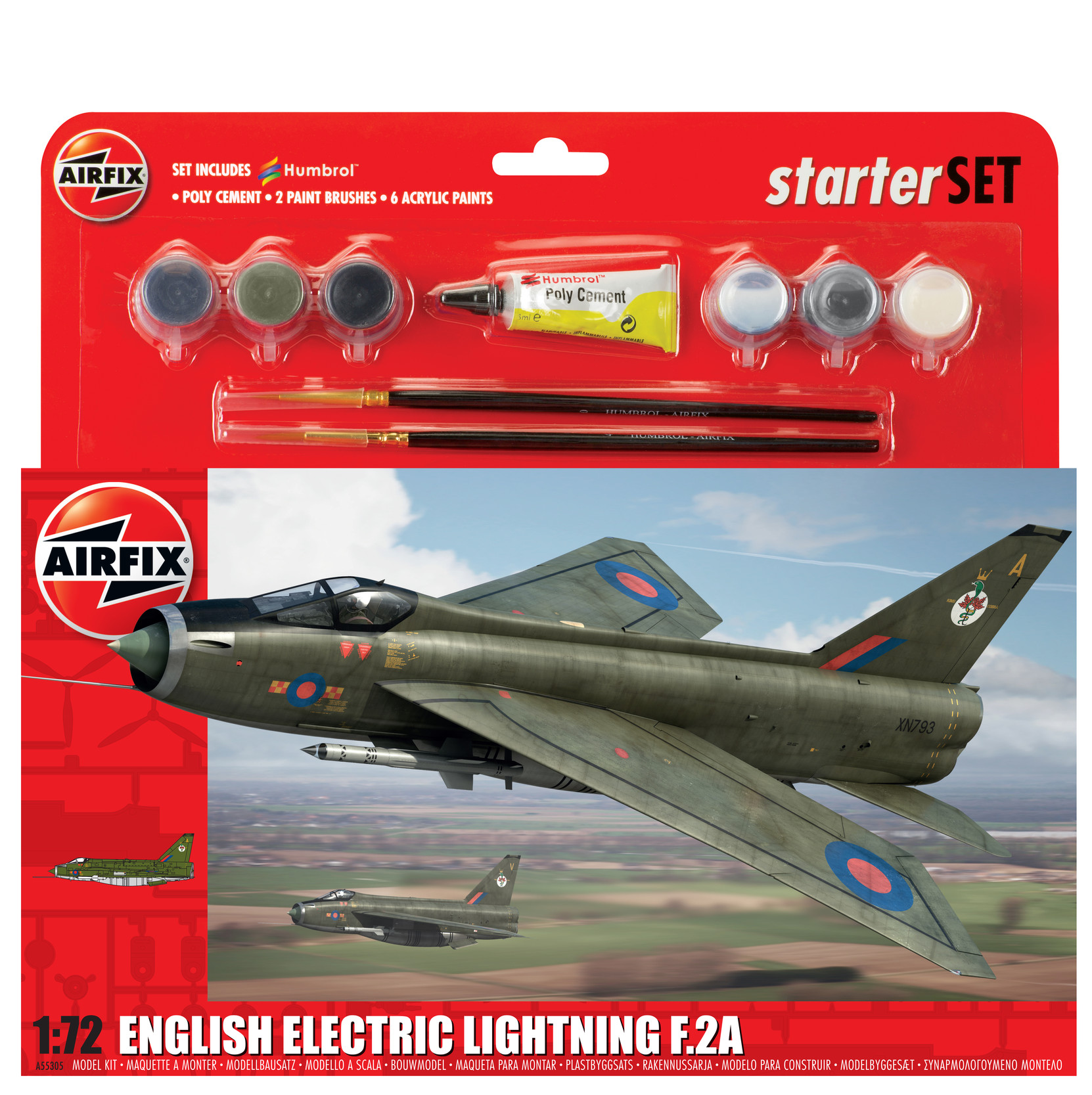 Large Starter Set - English Electric Lightning F.2A
