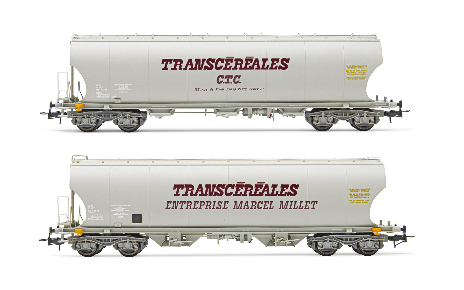 Wagon Céréalier Trix Transcérealés Comptoir André 24502-2 – Modélisme Ferroviaire NEUF