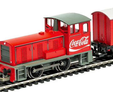 Hornby r1233 startset diesellok & tren de carga coca cola Christmas set 