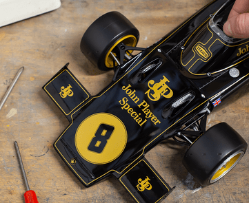 HK114 Pocher | Lotus 72D - 1972 British GP - Emerson Fittipaldi - 1:8 scale  model