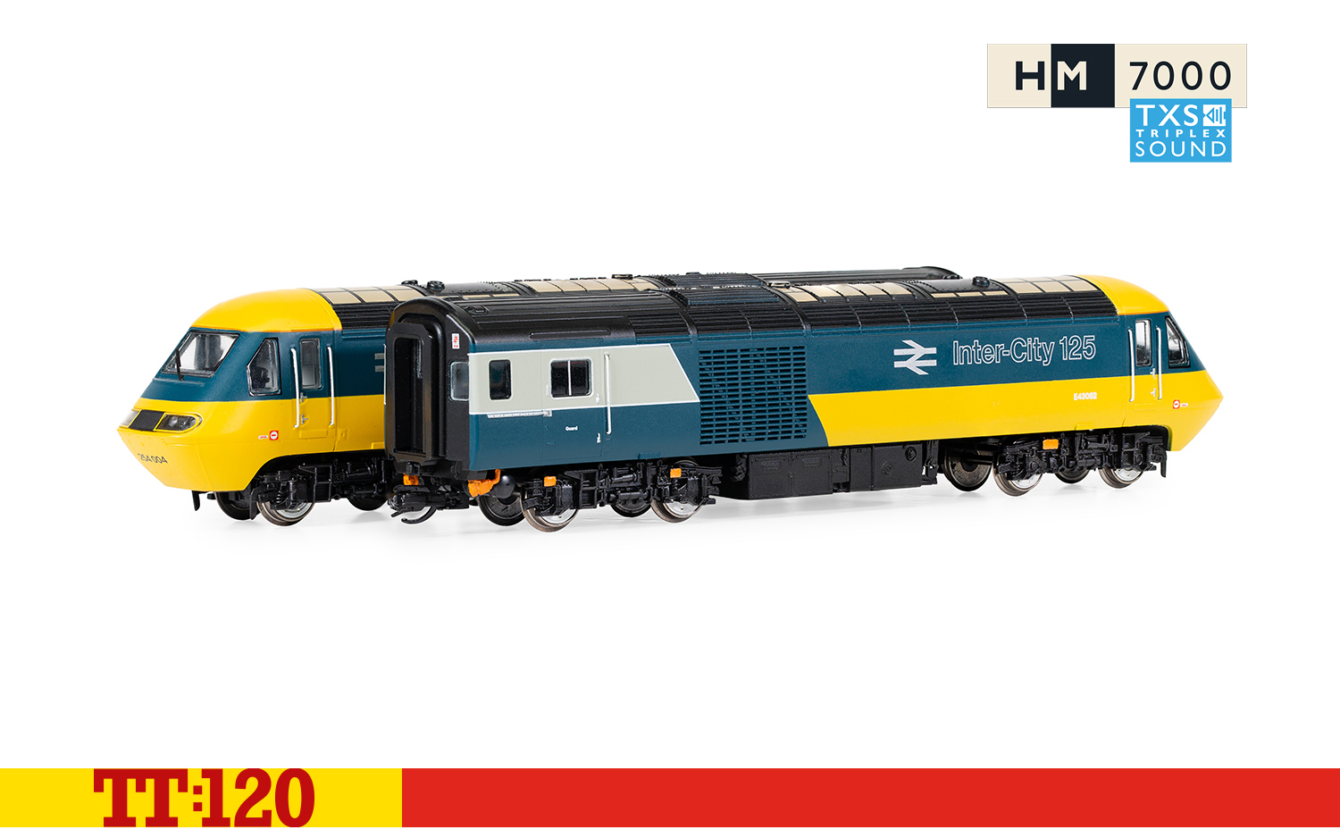 TT3021TXSM BR, Class 43 HST Train Pack - Era 7 (Sound Fitted) TT3021TXSM BR, Class 43 HST Train Pack - Era 7 (Sound Fitted)