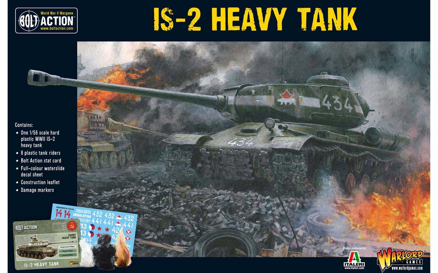 Is 2 Heavy Tank 1 56 Wwii Military Wargaming Plastic Model Kit