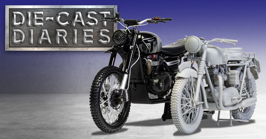 James Bond 007 and Great Escape Triumph motorcycles to join Corgi model  range